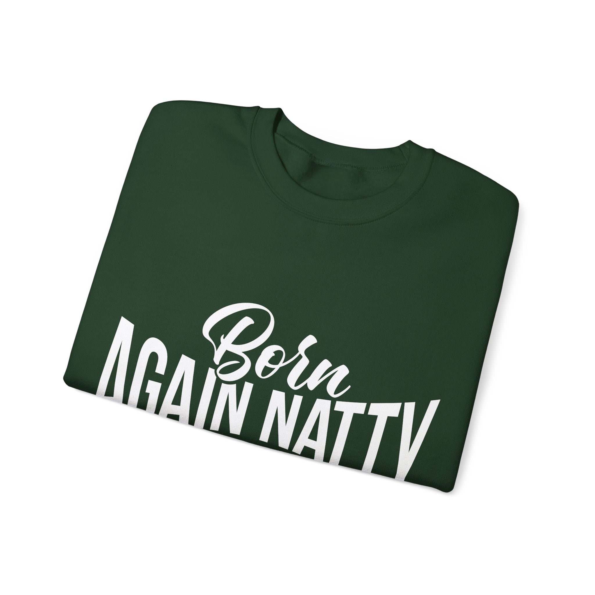 Born Again Natty - All My Tren's Been Washed Away Unisex Heavy Blend™ Crewneck Sweatshirt.
